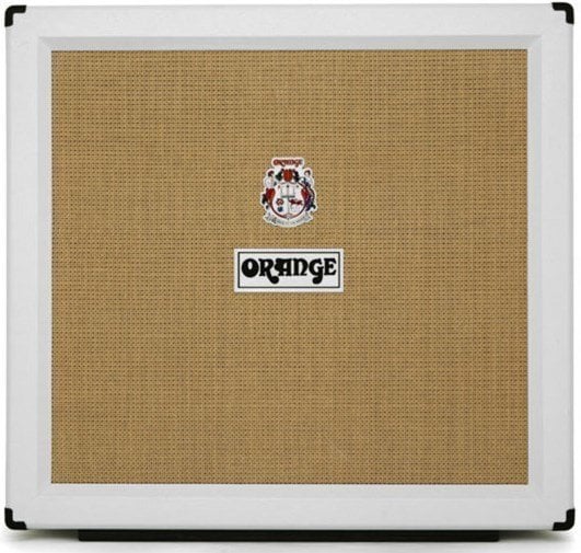 Baffle Guitare Orange PPC412 4 x 12 Closed Back Cabinet, Limited Edition White