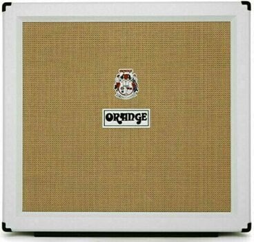 Guitar Cabinet Orange PPC412 4 x 12 Closed Back Cabinet, Limited Edition White - 1