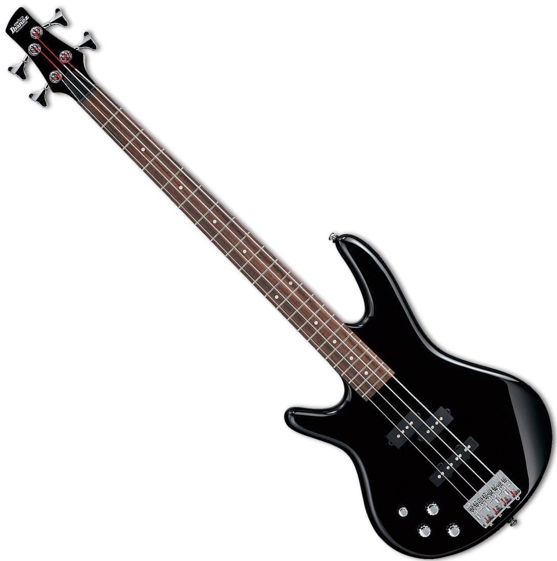 Basgitaar voor linkshandige speler Ibanez GSR200L Left-Handed Bass Guitar Black