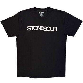T-krekls Stone Sour Logo Mono Black L T-krekls - 1