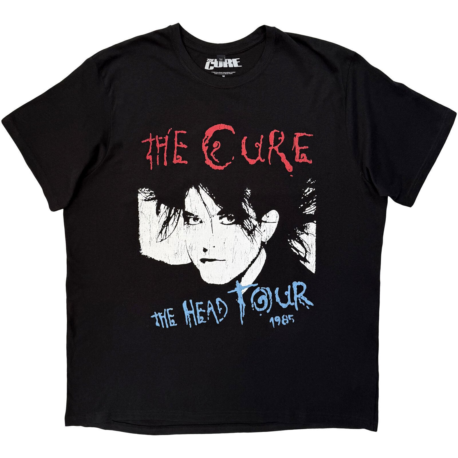 T-krekls The Cure The Head Tour '85 (Back Print) Black 2XL T-krekls