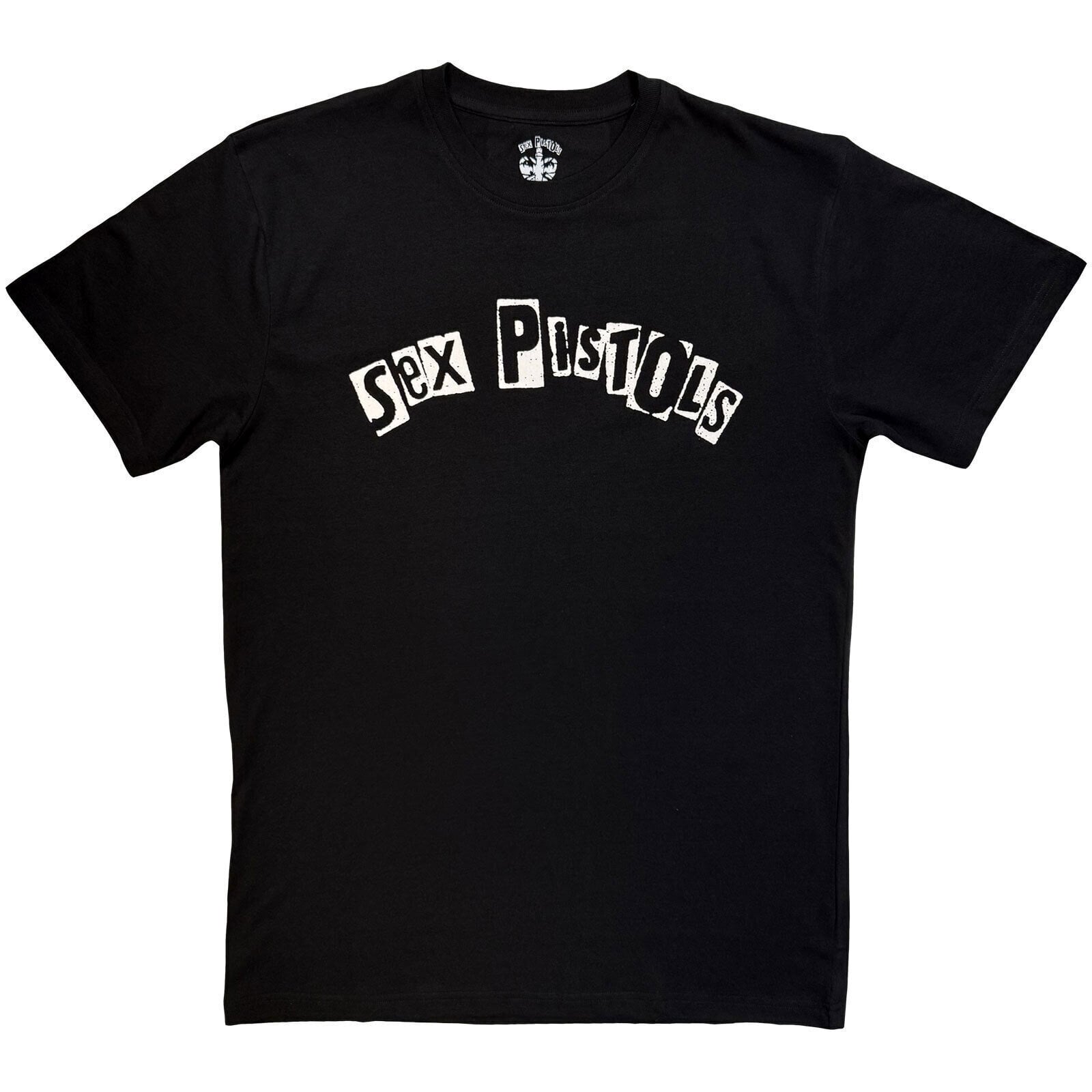 T-särk Sex Pistols Logo Mono Black S T-särk
