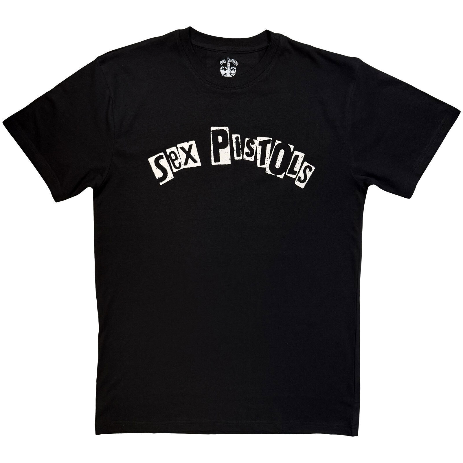 T-krekls Sex Pistols Logo Mono Black 2XL T-krekls