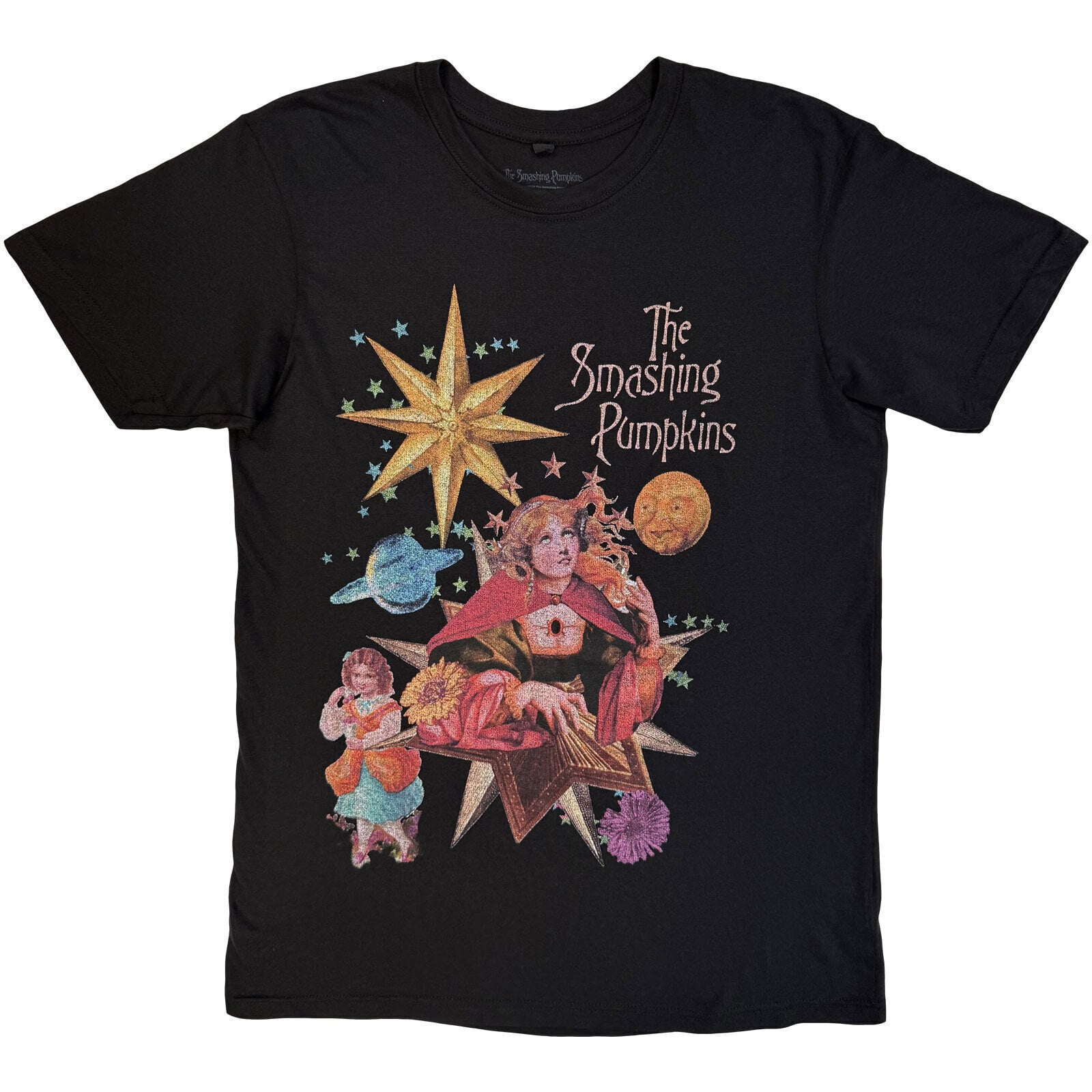 T-krekls The Smashing Pumpkins Celestial Collage (Back Print) Black 2XL T-krekls