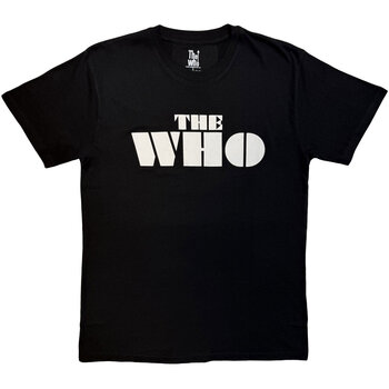 Tricou The Who Block Logo Mono Black S Tricou - 1