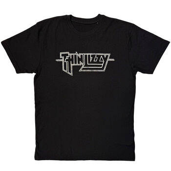 T-krekls Thin Lizzy Logo Mono Black XL T-krekls - 1