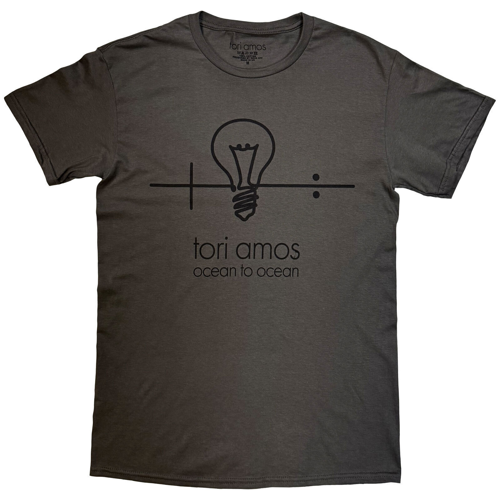 T-krekls Tori Amos Ocean To Ocean Charcoal Grey S T-krekls