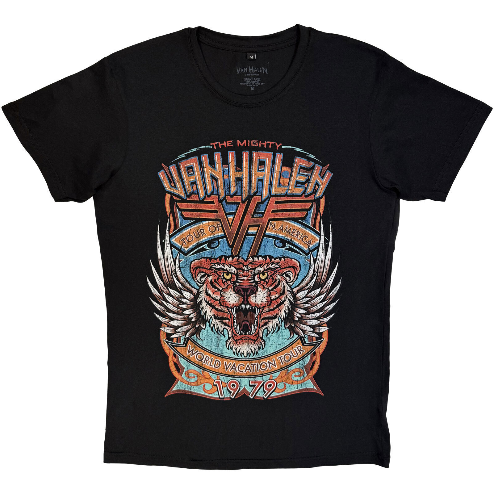T-krekls Van Halen World Tour Black 2XL T-krekls