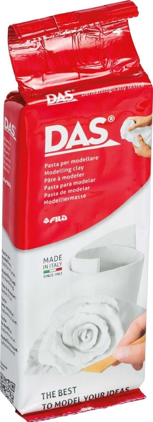 Argilla essiccabile all’aria DAS F348400 Argilla essiccabile all’aria White 250 g