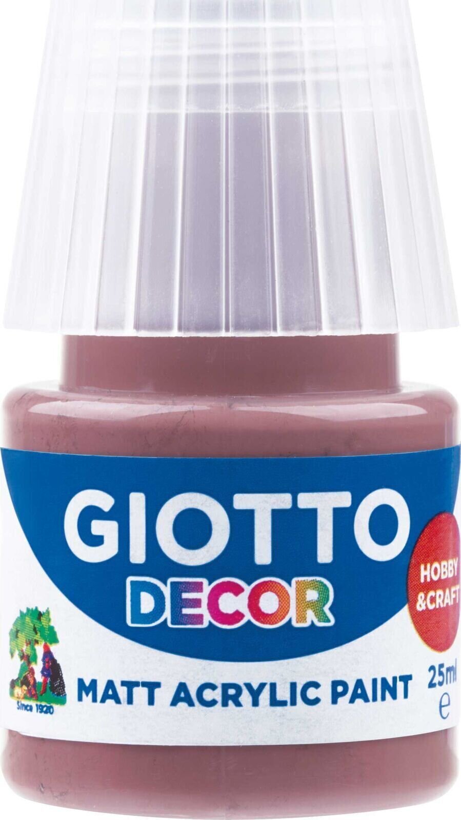 Akrila krāsa GIOTTO Decor Akriliniai dažai Natural Umber 25 ml 1 gab.