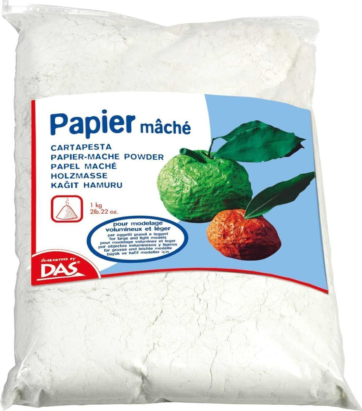 Argilla essiccabile all’aria DAS F686000 Argilla essiccabile all’aria White 1000 g