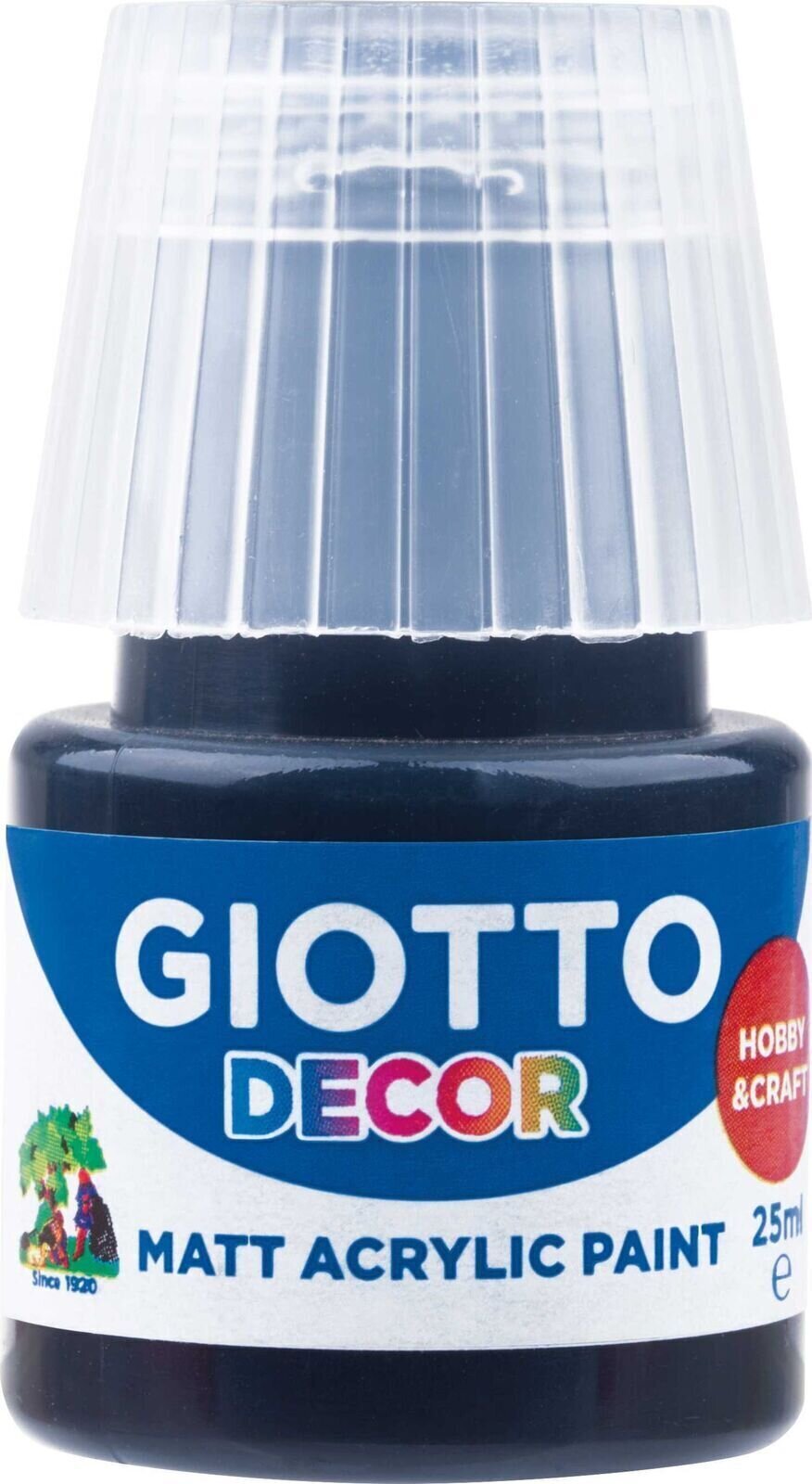 Akrilna boja GIOTTO Decor Akrilna boja Black 25 ml 1 kom