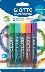 Līme GIOTTO Decor Glitter Līme 5 x 10 g Konfeti