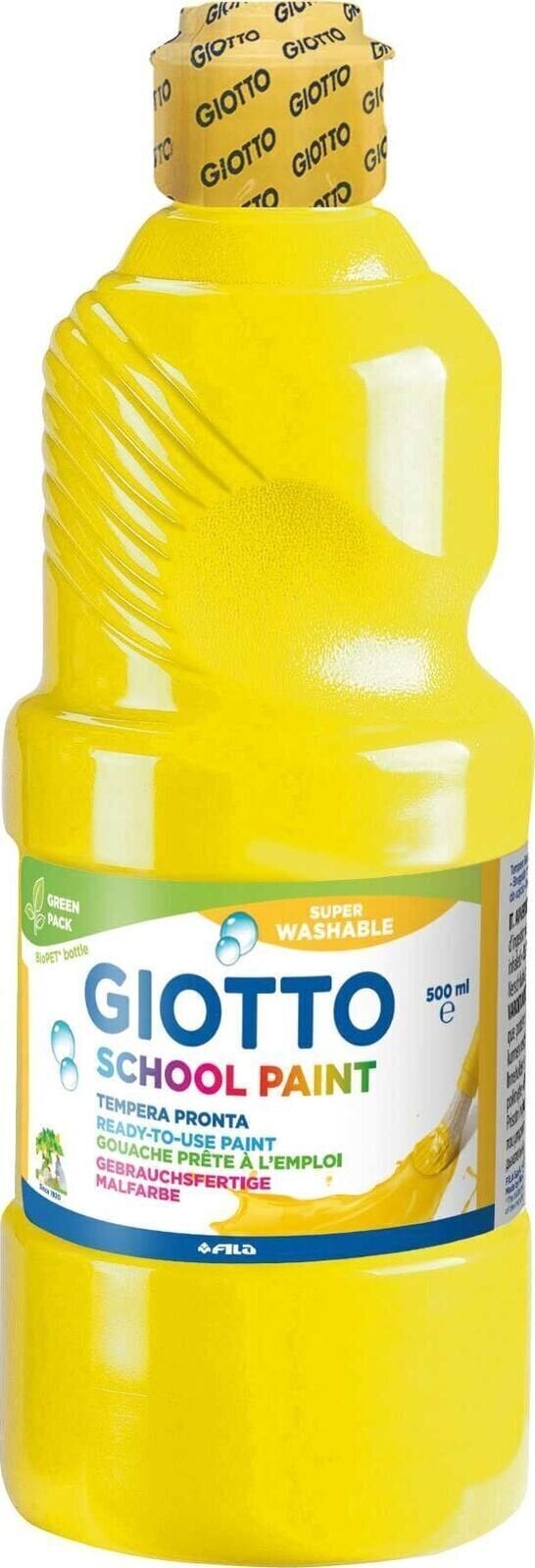 Tempera Paint GIOTTO School Paint Tempera Paint Yellow 500 ml