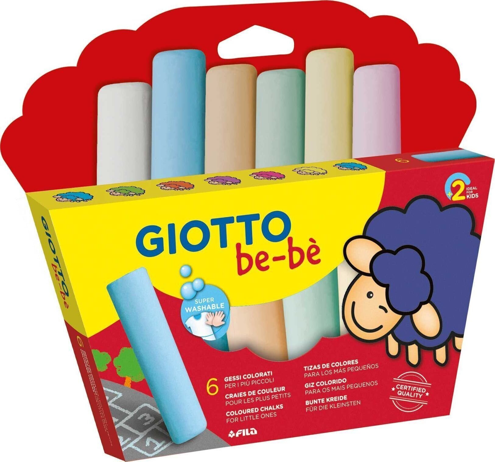Тебешир GIOTTO Be-Bé Тебешир Смес 6 бр.