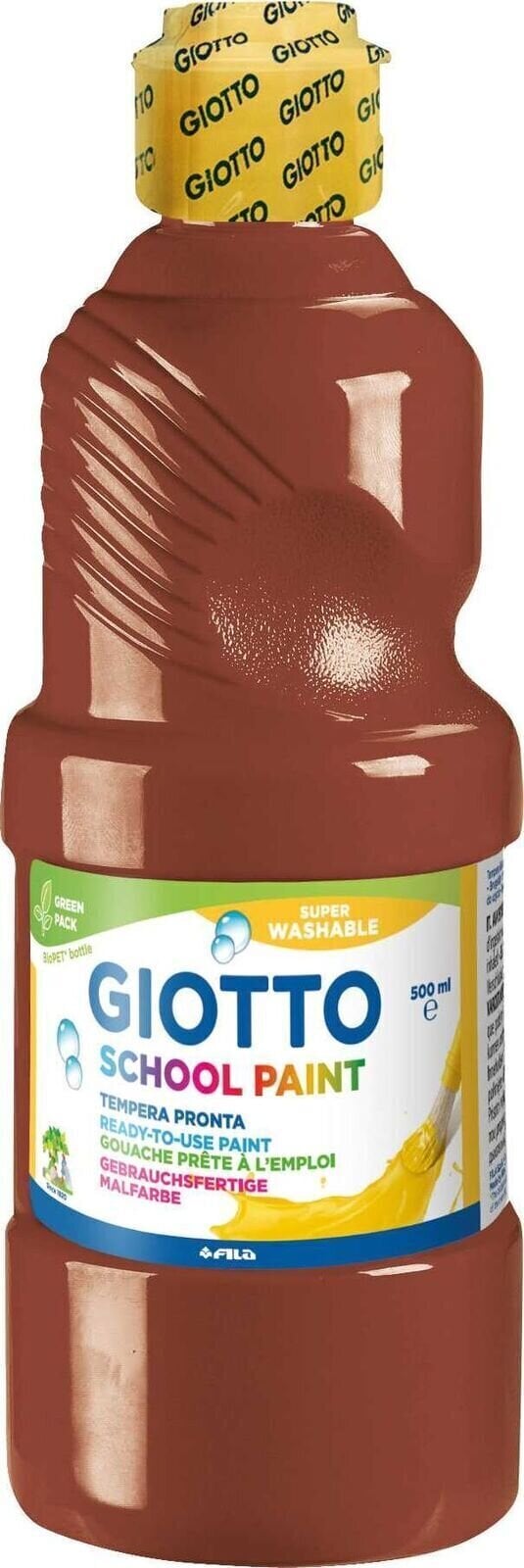 Tempera krāsa GIOTTO School Paint Tempera krāsa Brown 500 ml