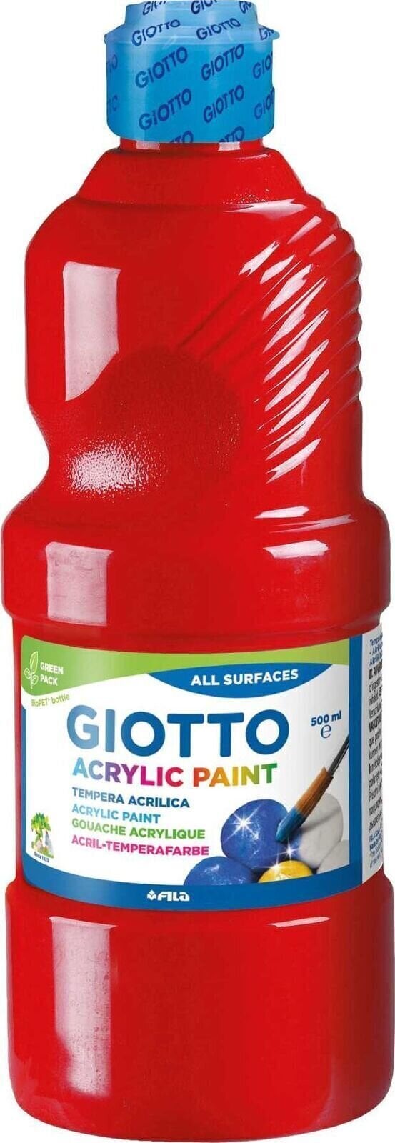 Akrila krāsa GIOTTO F53370800 Akriliniai dažai Red 500 ml 1 gab.