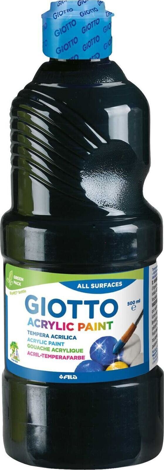 Акрилна боя GIOTTO F53372400 АКРИЛНА боя Black 500 ml 1 бр.