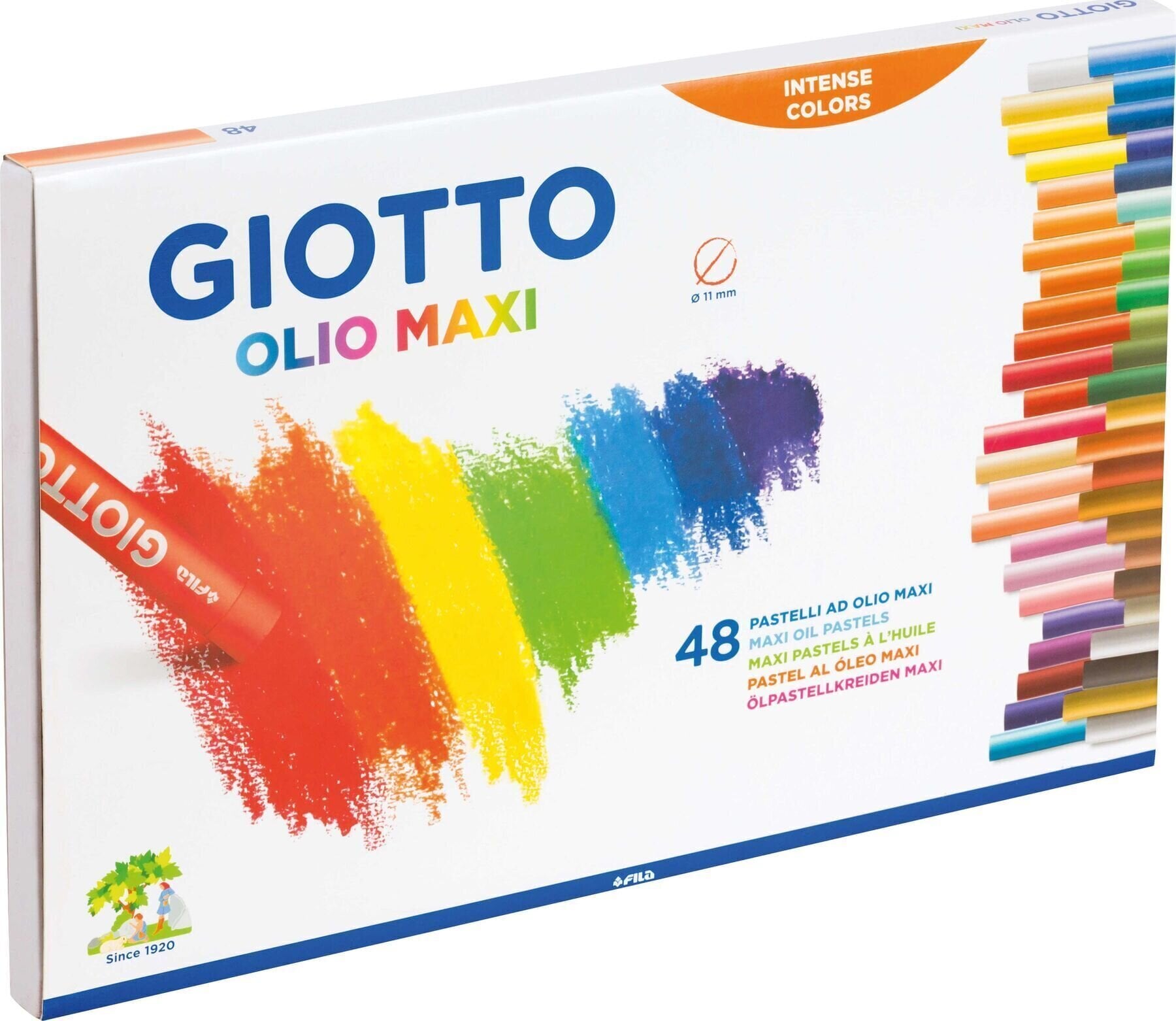 Oliepastel GIOTTO Olio Maxi Oliepastelset Mix 48 pcs