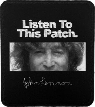 Antsiuvas / ženklelis John Lennon Listen Uzšūjams ielāps - 1