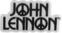 Antsiuvas / ženklelis John Lennon Peace Logo Uzšūjams ielāps