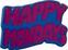 Antsiuvas / ženklelis Happy Mondays Wavy Logo Ženklelis