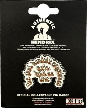Antsiuvas / ženklelis Jimi Hendrix Axis Ženklelis - 1