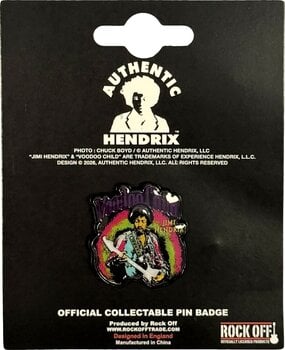 Antsiuvas / ženklelis Jimi Hendrix Voodoo Child Ženklelis - 1