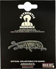 Antsiuvas / ženklelis Jimi Hendrix Signature Logo Ženklelis