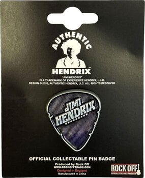 Antsiuvas / ženklelis Jimi Hendrix Plectrum Ženklelis - 1