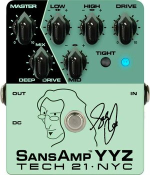 Pedal de efeitos para baixo Tech 21 Geddy Lee SansAmp YYZ - 1