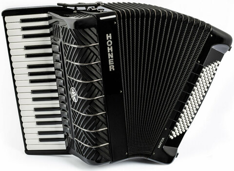 Piano accordion
 Hohner Mattia IV 96 Gun Gun Black/White Key Piano accordion
 - 1