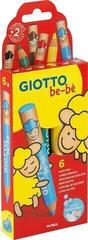 Krāsu zīmulis GIOTTO Be-Bé Spalvotų pieštukų rinkinys Mix 6 Gab.
