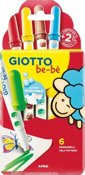 Flomaster GIOTTO Be-Bé Set flomastera 5 mm Miješati 6 kom - 1