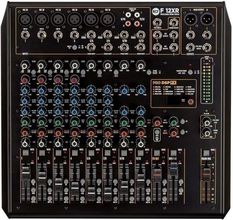 Analoog mengpaneel RCF F 12XR