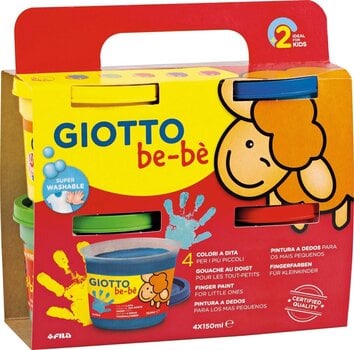Boja prsta GIOTTO Be-Bé Set boja za prste Miješati 4 x 150 ml 4 - 1