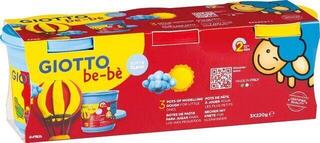 Пластилин за деца GIOTTO Be-Bé Пластилин за деца Смес 3 x 220 g
