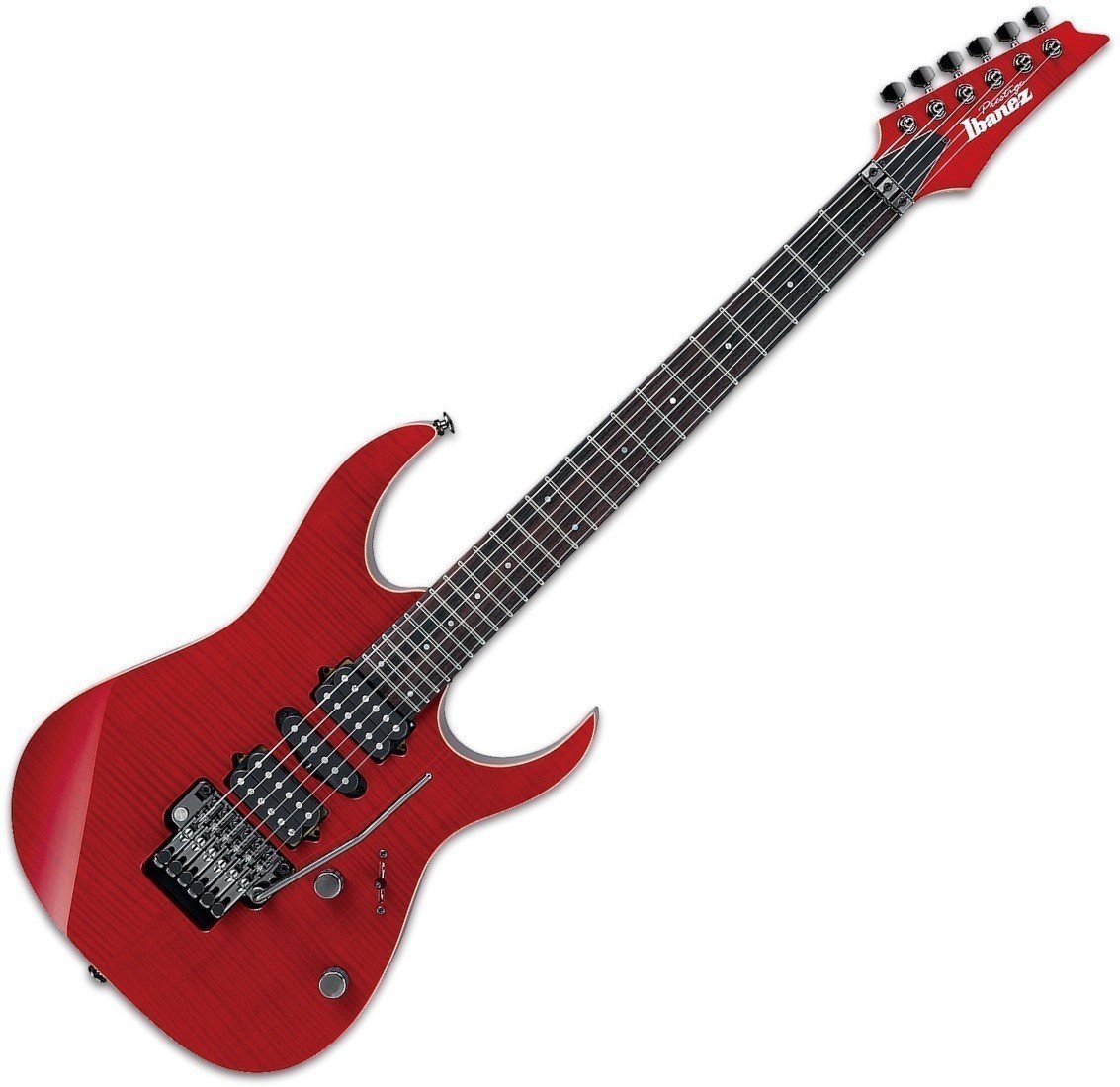 Guitare électrique Ibanez RG3770FZ Transparent Red
