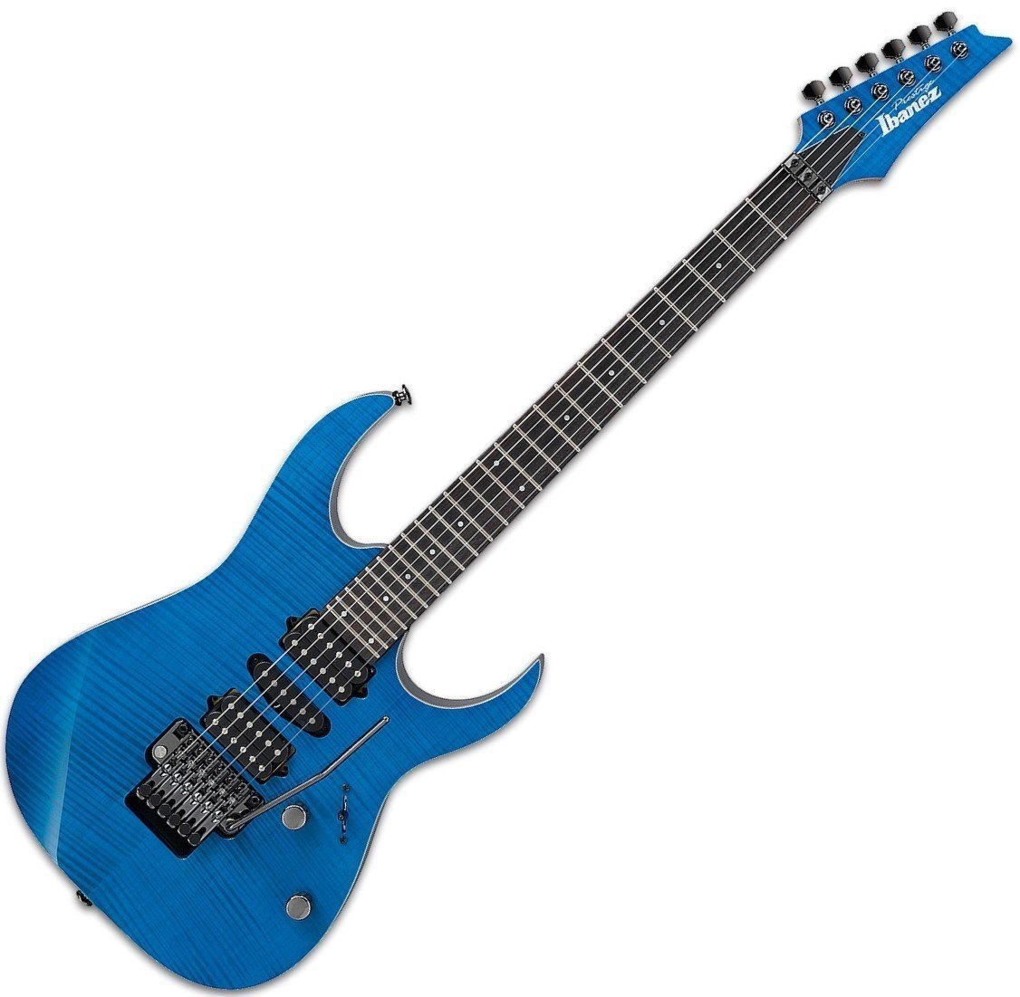 Electric guitar Ibanez RG3770FZ Transparent Blue