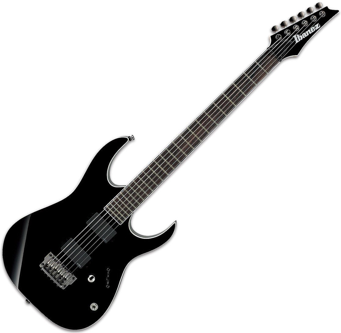 Elektrická gitara Ibanez RGIB6 Baritone Iron Label - Black