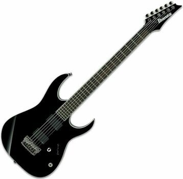 7-string Electric Guitar Ibanez RGIB6 Baritone Iron Label - Black - 1