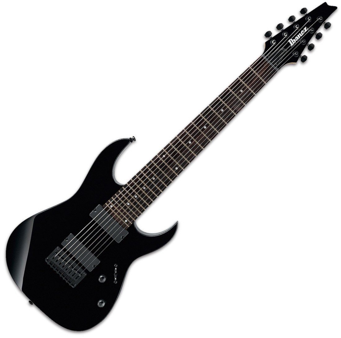 8-strunová elektrická gitara Ibanez RG8 Black