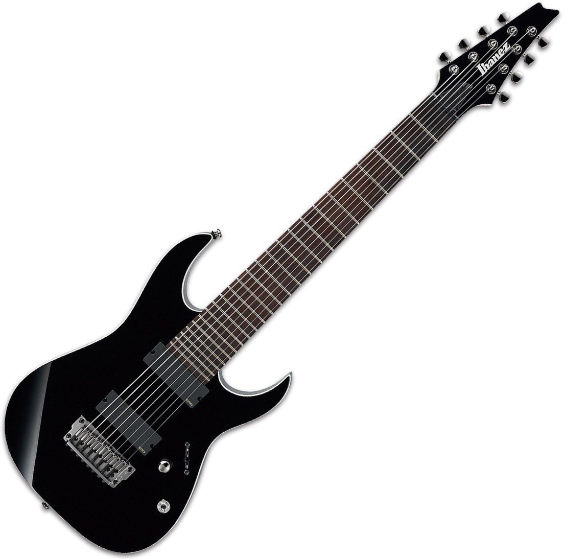 8-snarige elektrische gitaar Ibanez RGIR28FE Black