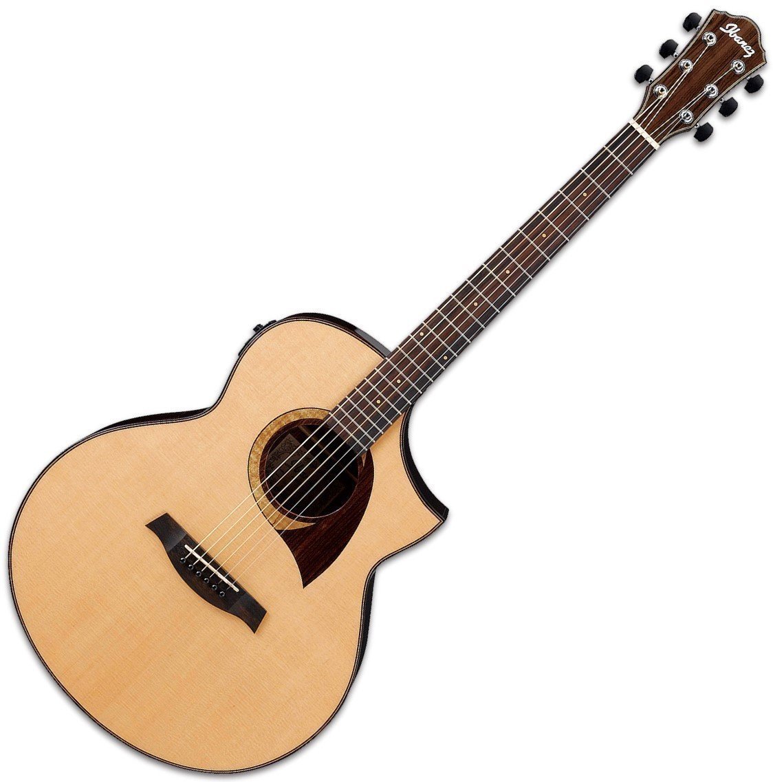 electro-acoustic guitar Ibanez AEW22CD-NT Natural High Gloss
