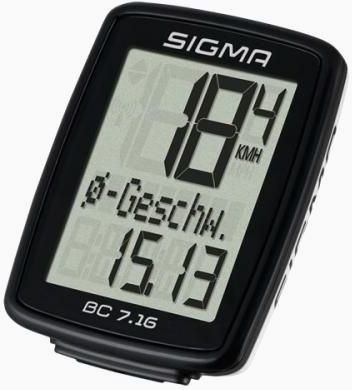 Électronique cycliste Sigma BC 7.16 Électronique cycliste