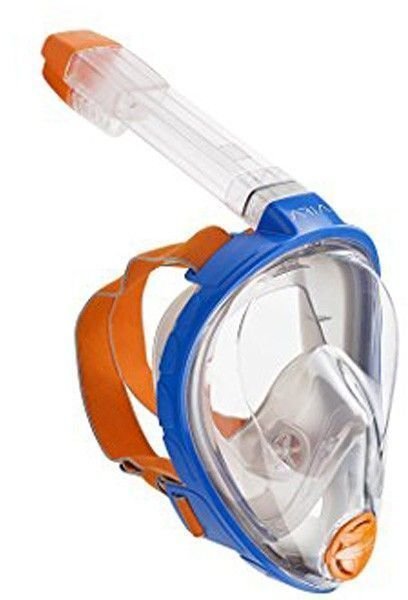 Diving Mask Ocean Reef Aria Full Face Snorkeling Mask Blue S/M