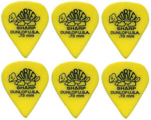 Перце за китара Dunlop 412R 0.73 Tortex Sharp SET Перце за китара