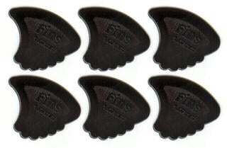 Plektra Dunlop 444R 1.07 Gauged Nylon Fins 6 Plektra