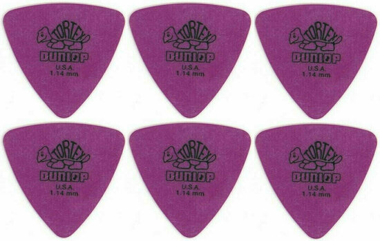 Plectrum Dunlop 431R 1.14 Tortex Triangle 6 Plectrum - 1