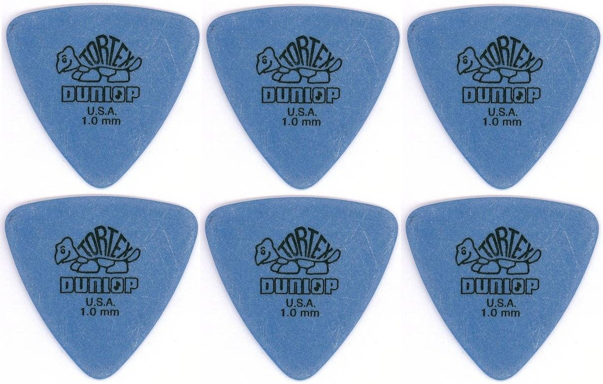 Перце за китара Dunlop 431R 1.00 Tortex Triangle 6 Перце за китара